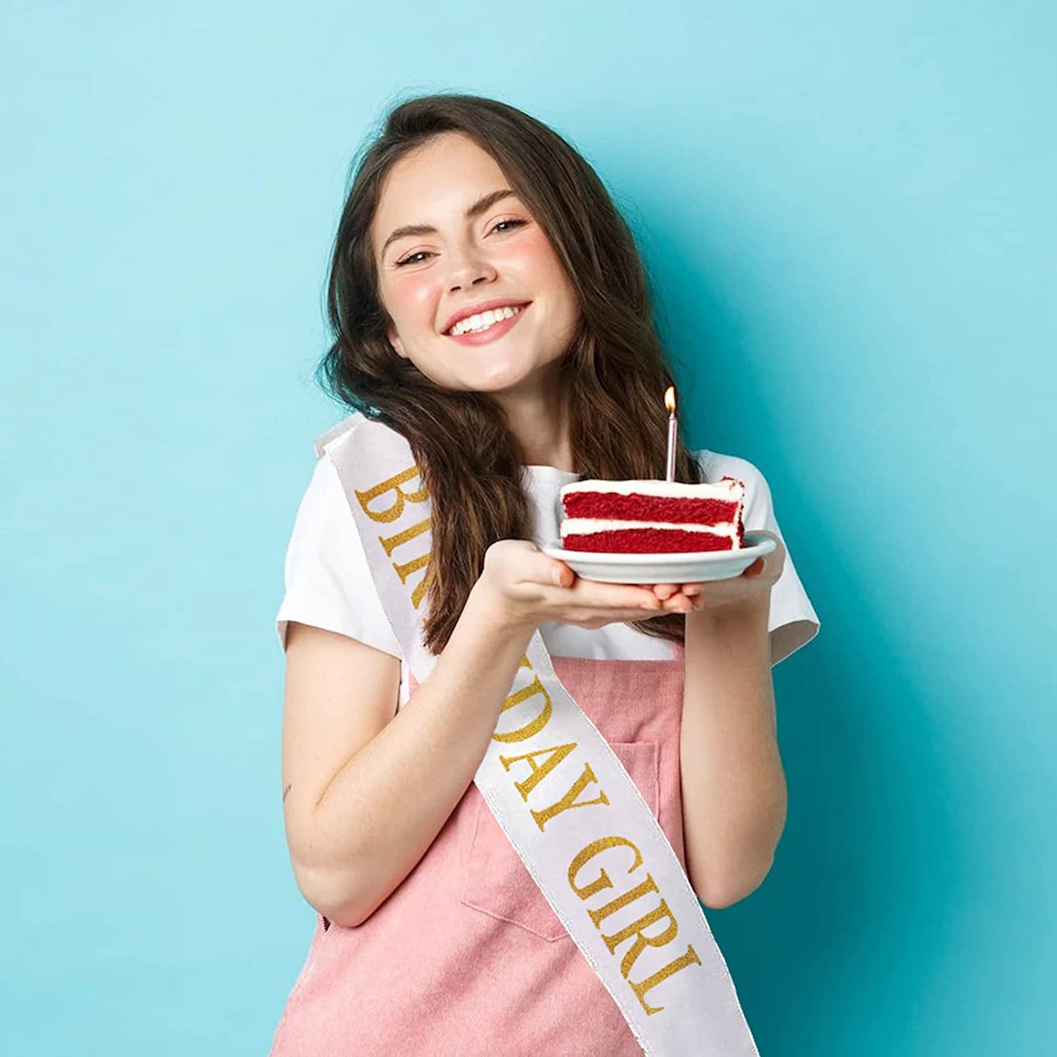 GCOA 20 Pieces Blank Satin Sashes for DIY, Homecoming Pageants Parades, Wedding, Hen Party, Bachelorette Party Decorations, 9.5Cm X 78Cm Apparel & Accessories > Clothing Accessories > Sashes GCOA   