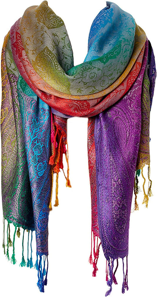 Fashion Women'S Silk Scarf Luxury Satin Shawl Wraps Apparel & Accessories > Clothing Accessories > Scarves & Shawls Goood Times Dark Jewel  