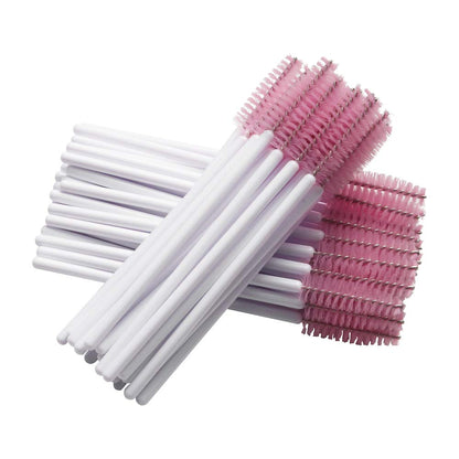 Myaokue-Up 100 Pack Eyelash Mascara Wands Disposable Lash Brushes for Extensions Makeup Applicator Tool, White/Pink… Health & Beauty > Personal Care > Cosmetics > Cosmetic Tools > Makeup Tools myaokue-up   