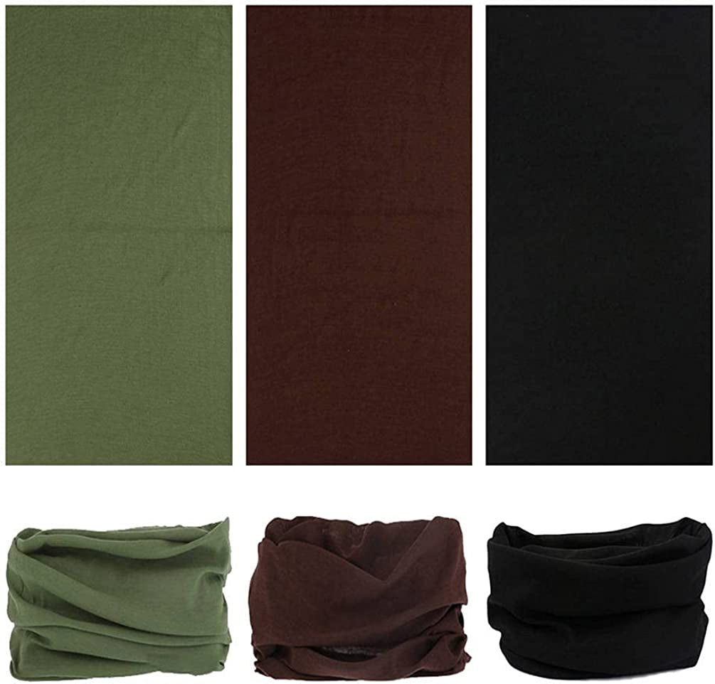 VANCROWN Neck Gaiter Headband Headwear Head Wrap Face Mask Magic Scarf Bandana for Men and Women Apparel & Accessories > Clothing Accessories > Bandanas & Headties VANCROWN   
