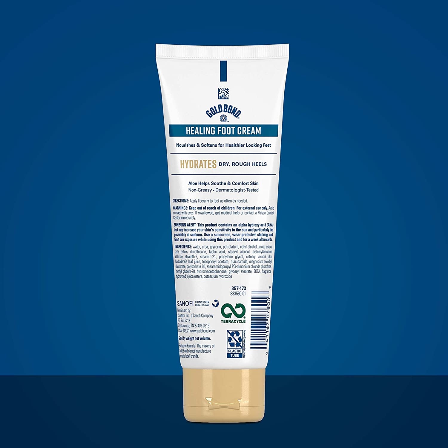 Gold Bond Ultimate Healing Foot Cream with Aloe, Heals Dry, Rough Heels, 4 Oz. (Pack of 4). Health & Beauty > Personal Care > Foot Care Gold Bond   