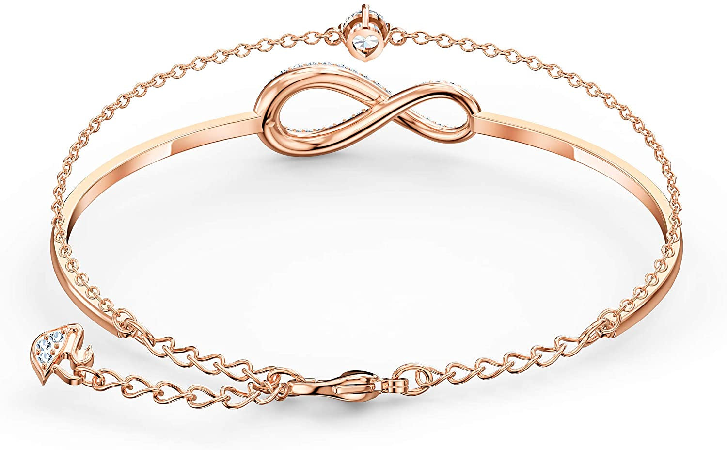 SWAROVSKI Infinity Crystal Jewelry Collections, Rhodium & Rose Gold Tone Finish Apparel & Accessories > Jewelry > Bracelets SWAROVSKI   