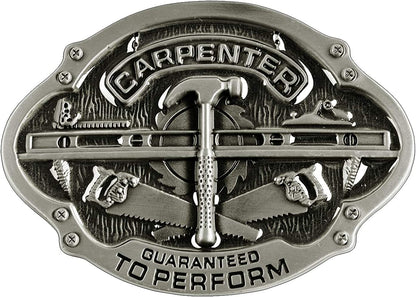 Belt Buckle Professional Worker Style Performance Accessories Apparel & Accessories > Clothing Accessories > Belt Buckles Moranse Carpenter Designs 3  