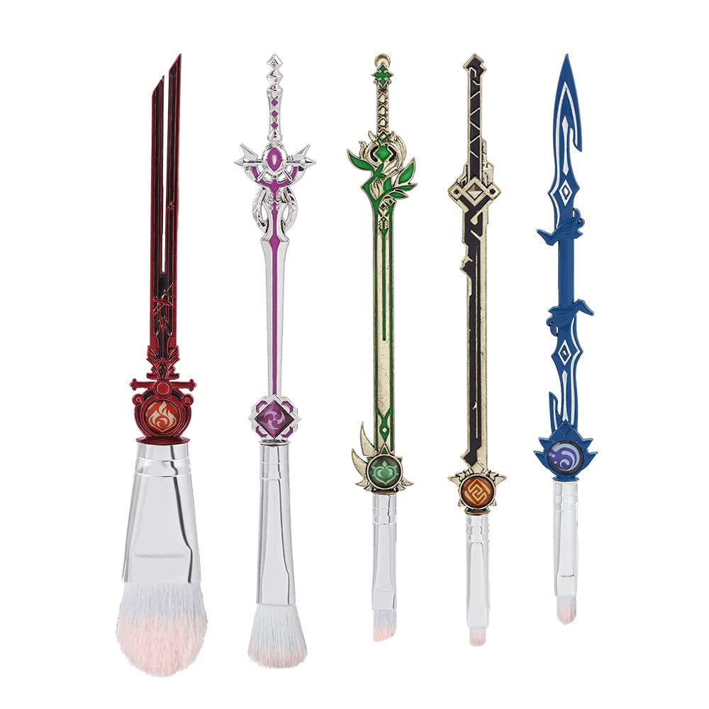 Wand Potter Makeup Brushes with Gift Bag for Makeup 5Pcs Magic Eye Shadow Eyeliner Blending Pencil Lip Brush Beauty Tools Health & Beauty > Personal Care > Cosmetics > Cosmetic Tools > Makeup Tools HORIK Multi-colored2  