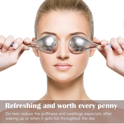 VXDAS Cryo Sticks, Stainless Steel Facial Massage,Ice Globes Cooling Roller Tool Cold for Neck Eyes anti Puff anti Aging Treatment Wands Health & Beauty > Personal Care > Cosmetics > Cosmetic Tools > Skin Care Tools VXDAS   