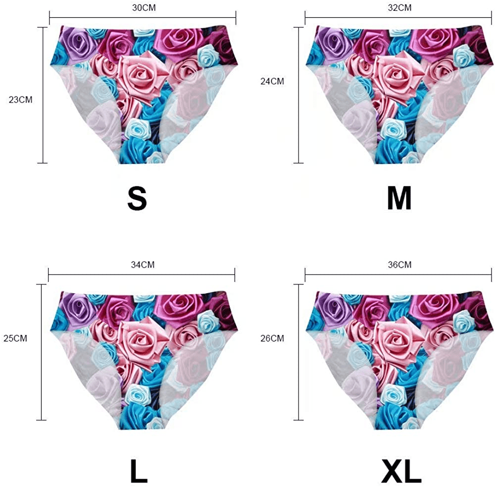 AFPANQZ Womens Underwear Mid Waist Brief Ladies Panties Seamless Breathable Lingerie 3 Pack plus Size Apparel & Accessories > Clothing > Underwear & Socks > Underwear AFPANQZ   