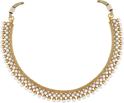 Aheli Bollywood Fashion Faux Stone Wedding Necklace Big Earrings Indian Traditional Ethnic Stylish Wedding Wear Jewelry Set Gift for Women Girls (Pink)