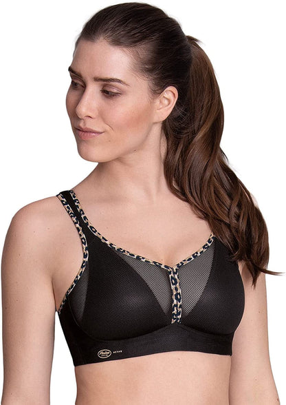 Air Control Padded Cup Sports Bra Black/Kalahari / 36C