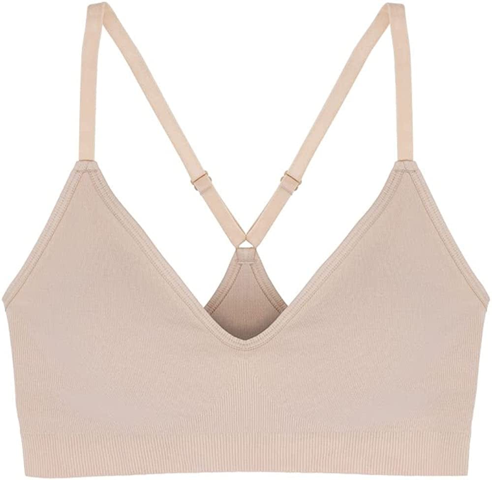 Air Lite Women'S Full Cup Light Padded Seam Free Wireless Bralette D01478M Light Padded - Beige - Revive / XX-Large