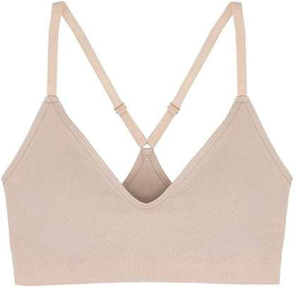 Air Lite Women'S Full Cup Light Padded Seam Free Wireless Bralette D01478M Light Padded - Beige - Revive / XX-Large