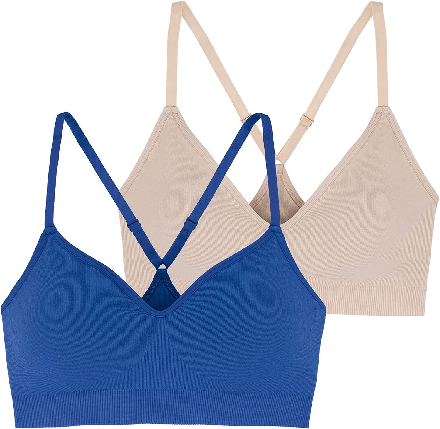 Air Lite Women'S Full Cup Light Padded Seam Free Wireless Bralette D01478M
