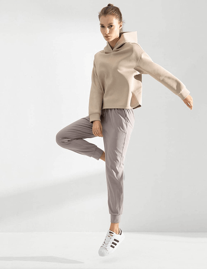 AJISAI Women'S Joggers Pants Drawstring Running Sweatpants with Pockets Lounge Wear Apparel & Accessories > Clothing > Activewear Kylie Max   