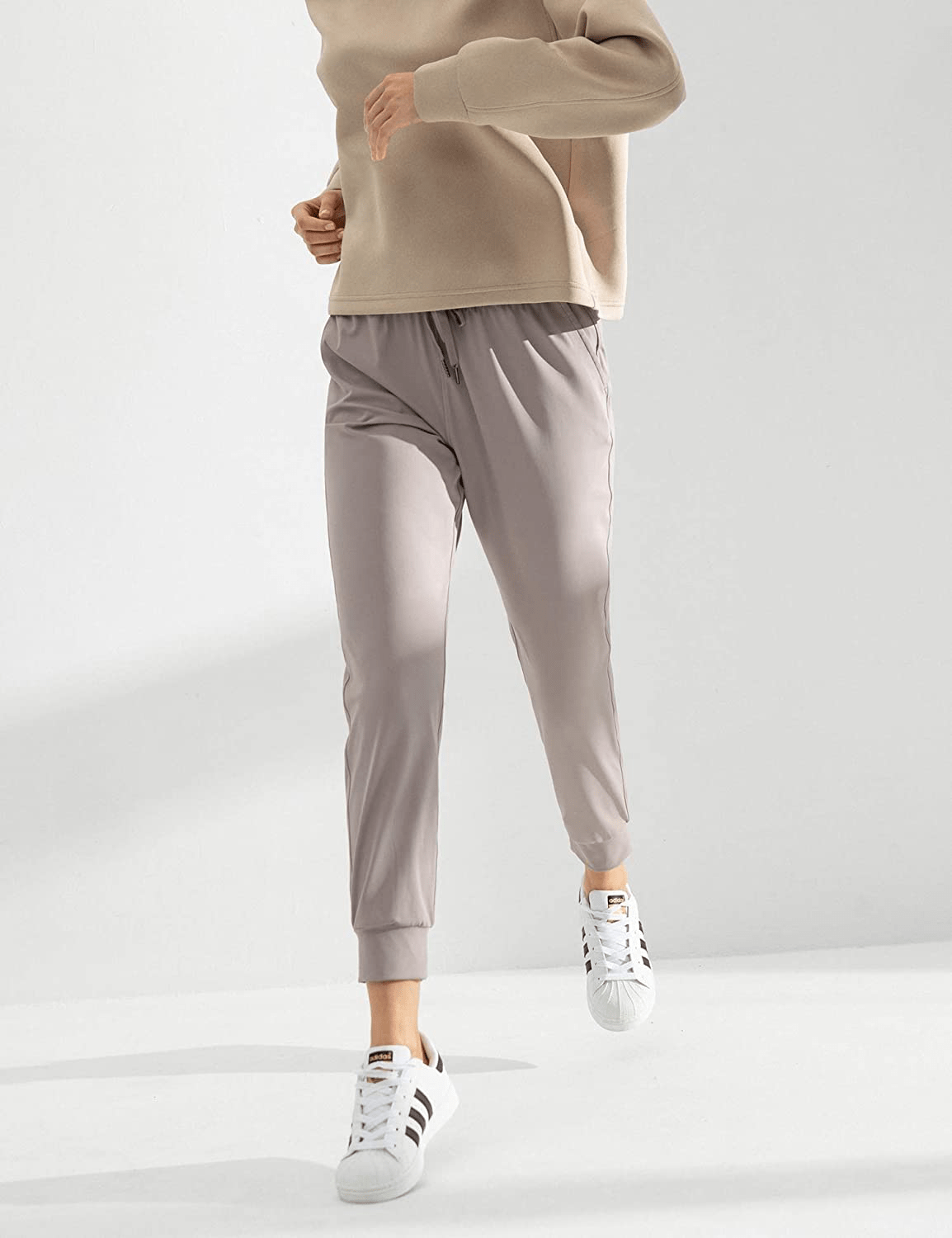 AJISAI Women'S Joggers Pants Drawstring Running Sweatpants with Pockets Lounge Wear Apparel & Accessories > Clothing > Activewear Kylie Max   