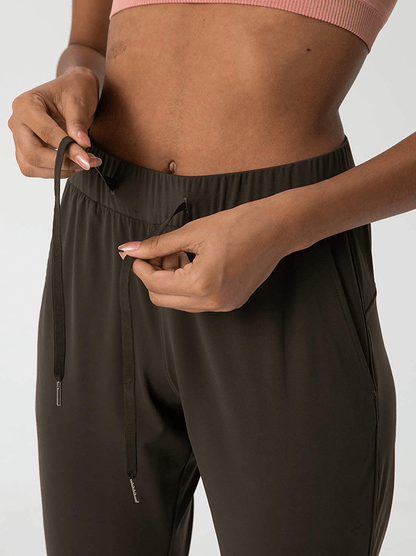 AJISAI Women'S Joggers Pants Drawstring Running Sweatpants with Pockets Lounge Wear Apparel & Accessories > Clothing > Activewear Kylie Max   