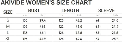 Akivide Women'S Ethnic Boho Floral Print Colorful Long Sleeve Maxi Dresses Casual Loose Flowy Dress with Pockets