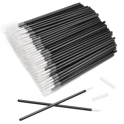 Akstore 200 PCS Disposable Eyeliner Brush Mascara Brushes Eye Wands Applicator Makeup Brush Tool Kits (Black-200Pcs) Health & Beauty > Personal Care > Cosmetics > Cosmetic Tools > Makeup Tools Akstore White-100PCS  