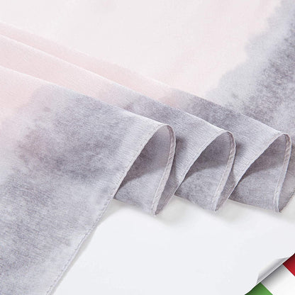 ALBERTO CABALE Silk Scarf Women Anti-Allergy Fashion Elegant Floral Shawl Gift for Ladies Apparel & Accessories > Clothing Accessories > Scarves & Shawls Generic   