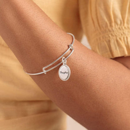 Alex and Ani Because I Love You Expandable Wire Bangle Bracelet for Women, Meaningful Charms, 2 to 3.5 In Apparel & Accessories > Jewelry > Bracelets Alex and Ani   