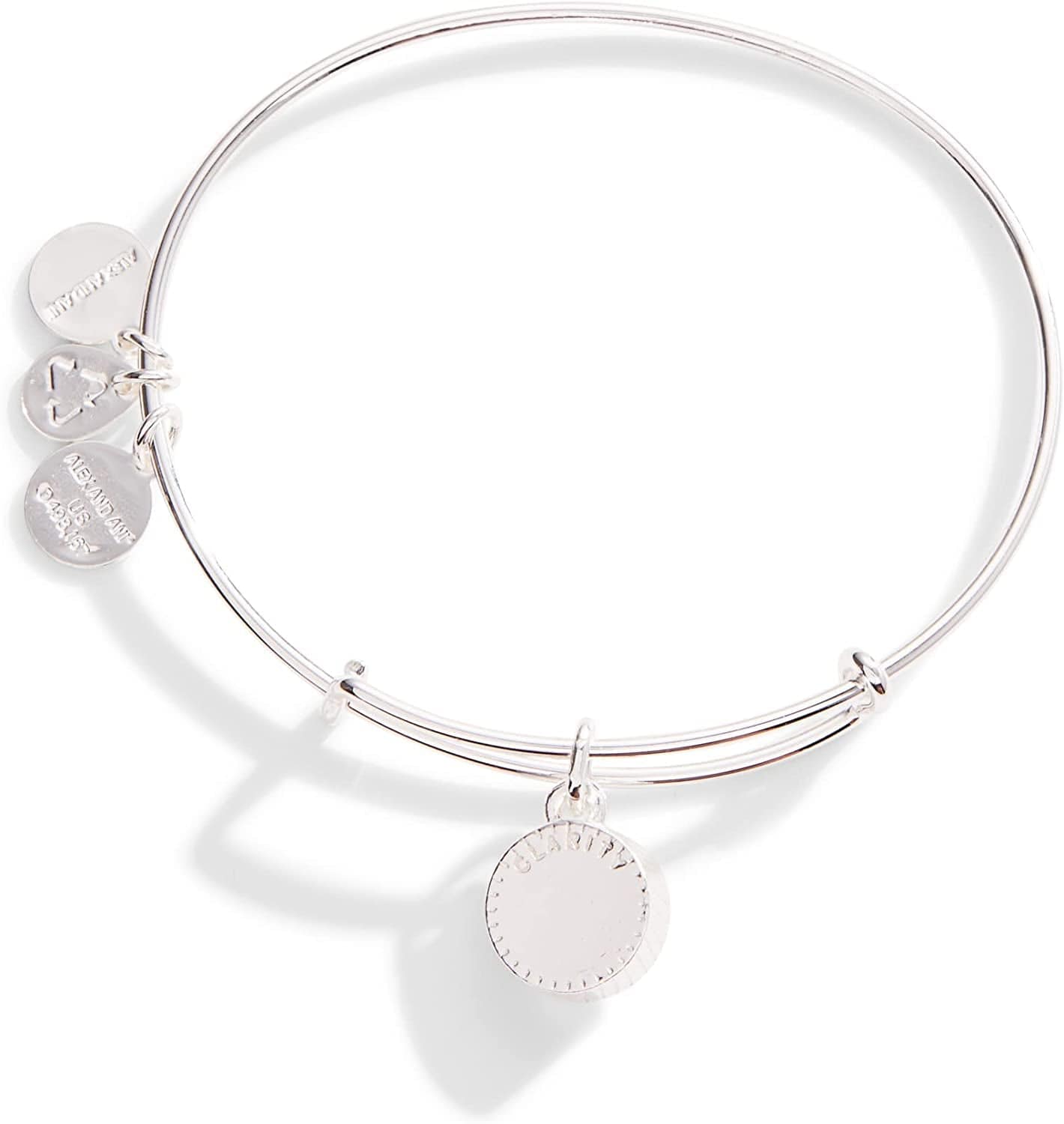 Alex and Ani Birthstones Expandable Bangle for Women, Birthday Crystal Charms, Shiny Finish, 2 to 3.5 In Apparel & Accessories > Jewelry > Bracelets Alex and Ani   