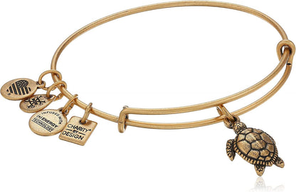 Alex and Ani Charity by Design Turtle Rafaelian Bangle Bracelet Apparel & Accessories > Jewelry > Bracelets Alex and Ani Rafaelian Gold  