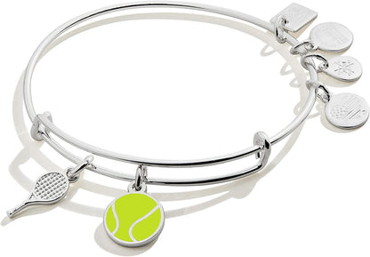 Alex and Ani Collaborations Expandable Bangle for Women, Team USA Duo Charms, Shiny Finish, 2 to 3.5 In Apparel & Accessories > Jewelry > Bracelets Alex and Ani Shiny Silver Finish Tennis 