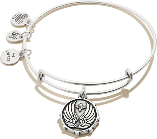 Alex and Ani Guardian Angel IV Bracelet Apparel & Accessories > Jewelry > Bracelets Alex and Ani Rafaelian Silver Finish Small 