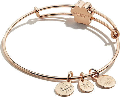 Alex and Ani Pave Paw Print Symbol Bead Bangle Bracelet Apparel & Accessories > Jewelry > Bracelets Alex and Ani   