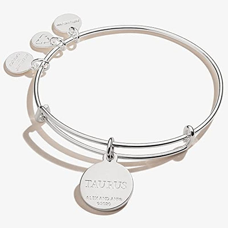 Alex and Ani Zodiac Expandable Bangle for Women, Zodiacs Charms, Black Epoxy and Crystals, Shiny Finish, 2 to 3.5 In Apparel & Accessories > Jewelry > Bracelets Alex and Ani   