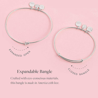 Alex and Ani Zodiac Expandable Bangle for Women, Zodiacs Charms, Black Epoxy and Crystals, Shiny Finish, 2 to 3.5 In Apparel & Accessories > Jewelry > Bracelets Alex and Ani   