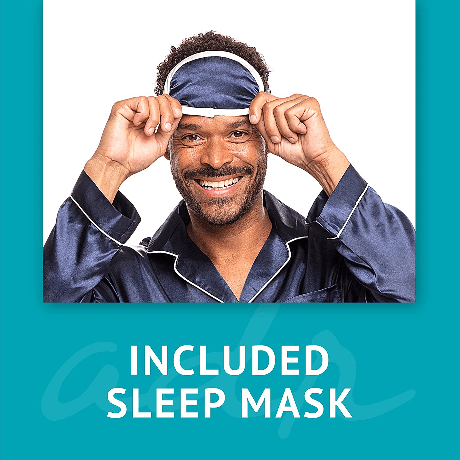 Alexander Del Rossa Men'S Button down Satin Pajama Set with Sleep Mask, Long Silk like Pjs Apparel & Accessories > Clothing > Sleepwear & Loungewear > Pajamas Kylie Max   