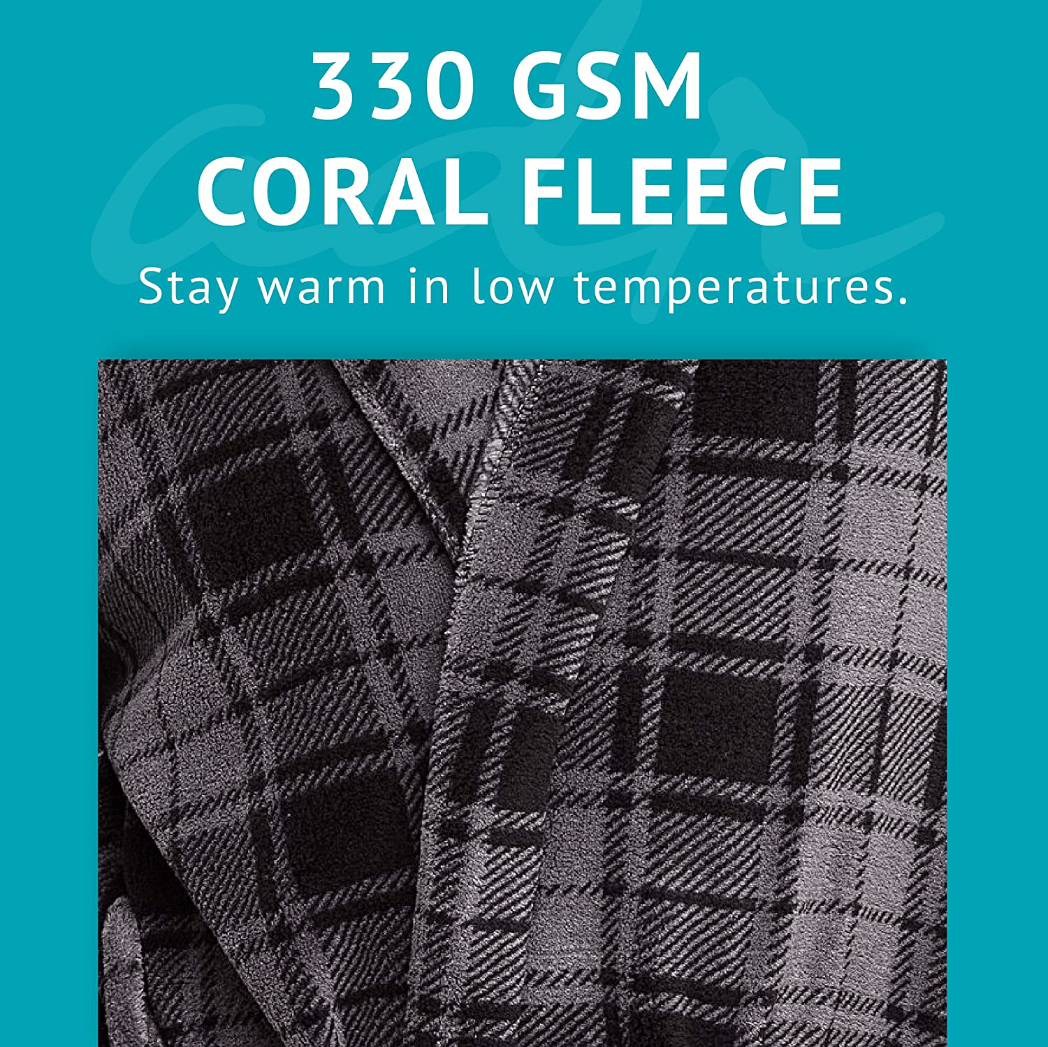 Alexander Del Rossa Men'S Warm Fleece Robe with Hood, Big and Tall Contrast Bathrobe Apparel & Accessories > Clothing > Sleepwear & Loungewear > Robes Kylie Max   