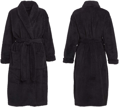 Alexander Del Rossa Women'S Plush Fleece Winter Robe, Warm Long Hair Shaggy Bathrobe Apparel & Accessories > Clothing > Sleepwear & Loungewear > Robes Kylie Max   