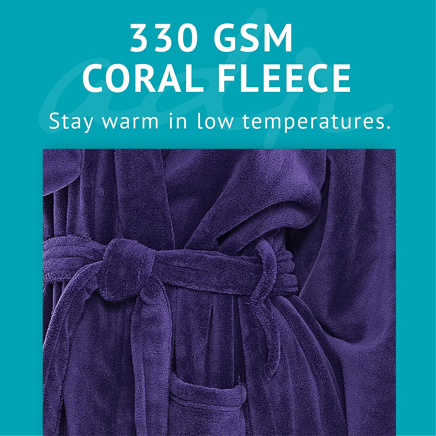 Alexander Del Rossa Women’S Robe, Plush Fleece Hooded Bathrobe with Two Large Front Pockets Apparel & Accessories > Clothing > Sleepwear & Loungewear > Robes Alexander Del Rossa   