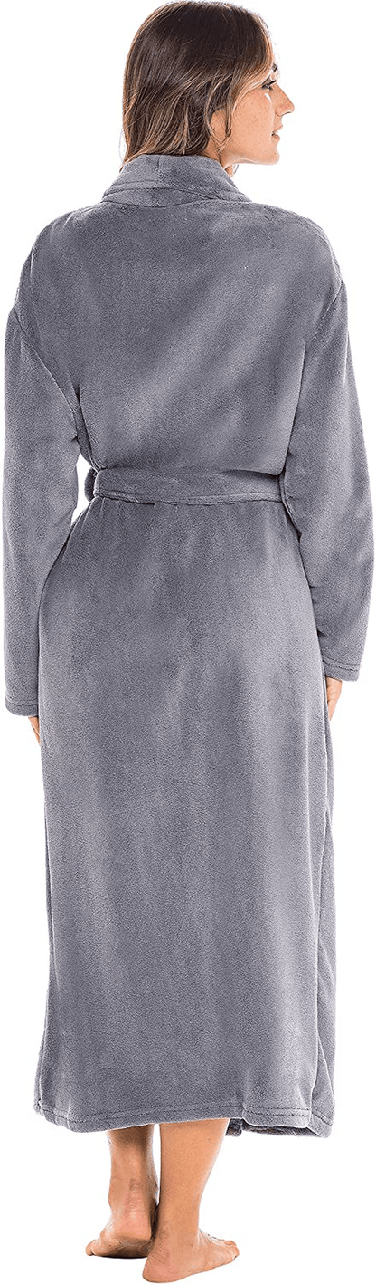 Alexander Del Rossa Women'S Warm Fleece Winter Robe, Long Plush Bathrobe Apparel & Accessories > Clothing > Sleepwear & Loungewear > Robes Kylie Max   