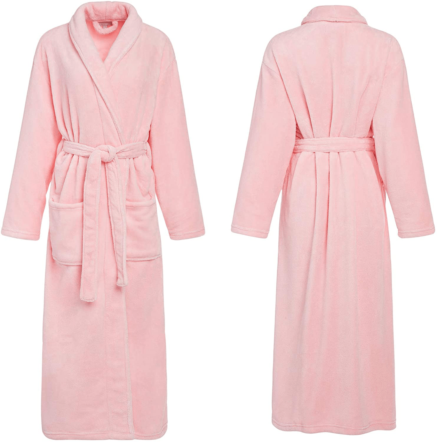Alexander Del Rossa Women'S Warm Fleece Winter Robe, Long Plush Bathrobe Apparel & Accessories > Clothing > Sleepwear & Loungewear > Robes Kylie Max   