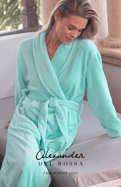 Alexander Del Rossa Women'S Warm Fleece Winter Robe, Long Plush Bathrobe Apparel & Accessories > Clothing > Sleepwear & Loungewear > Robes Kylie Max   
