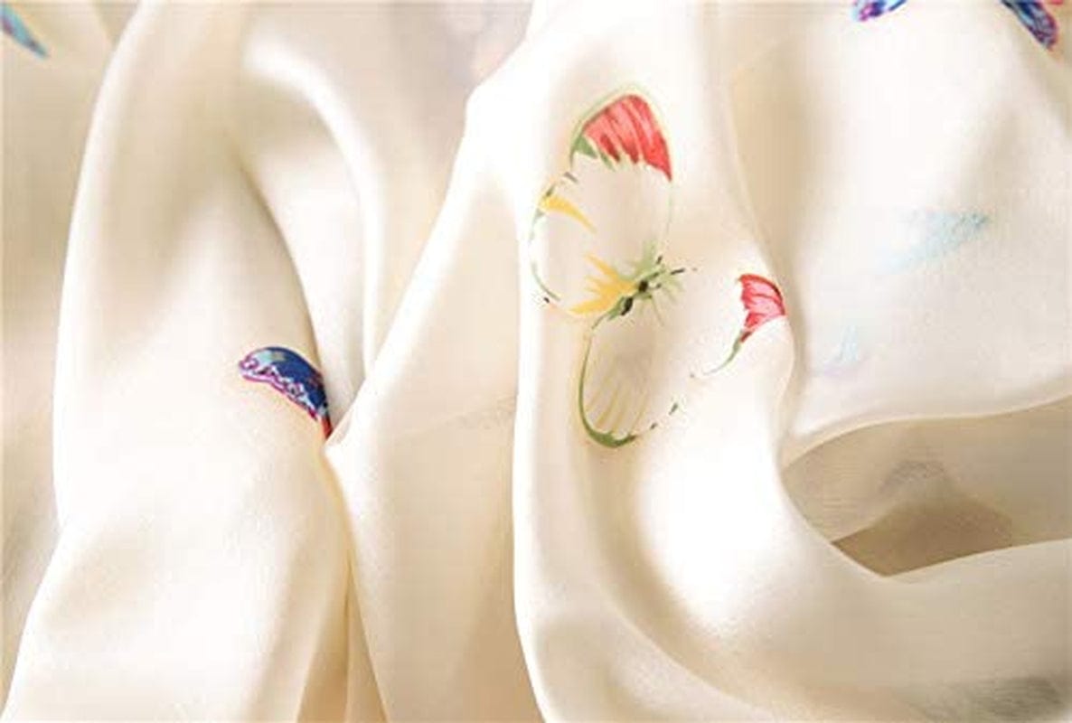 Alice Women Classy Silky Satin Butterfly Print Long Scarf Shawls Wraps Apparel & Accessories > Clothing Accessories > Scarves & Shawls Alice   