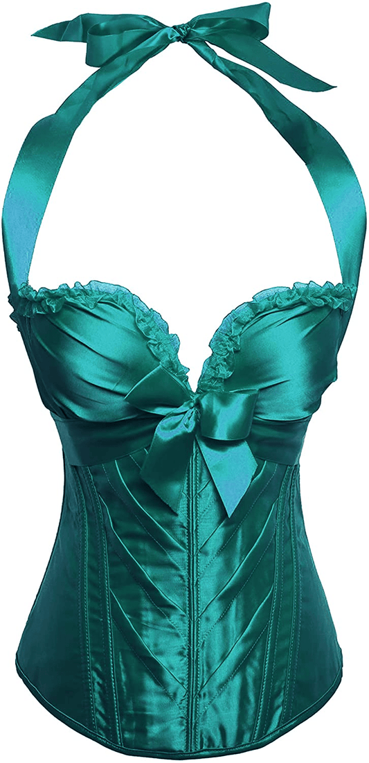 Alivila.Y Fashion Womens Sexy Vintage Renaissance Corset Bustier Lingerie Apparel & Accessories > Clothing > Underwear & Socks > Lingerie Alivila.Y Fashion Turquoise Large 
