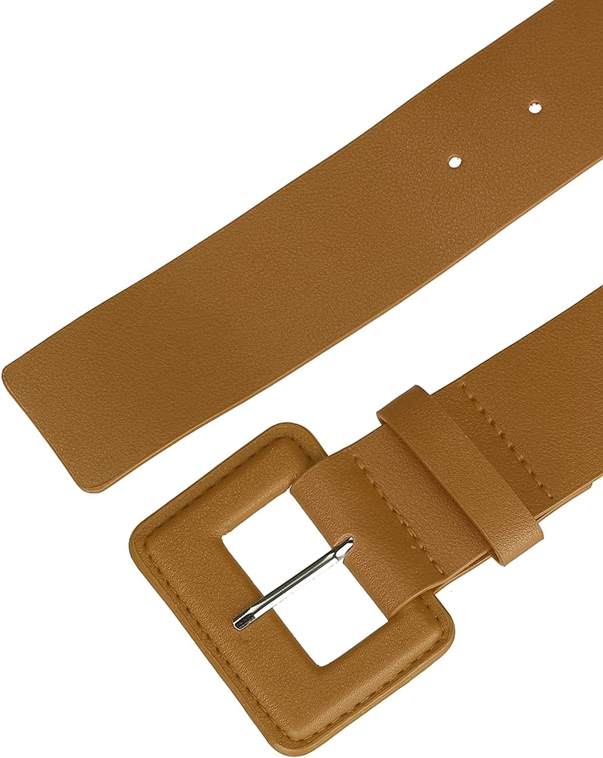 Allegra K Ladies Waist Belts for Dress Belts Adjustable Rectangle Buckle Apparel & Accessories > Clothing Accessories > Belts Allegra K   