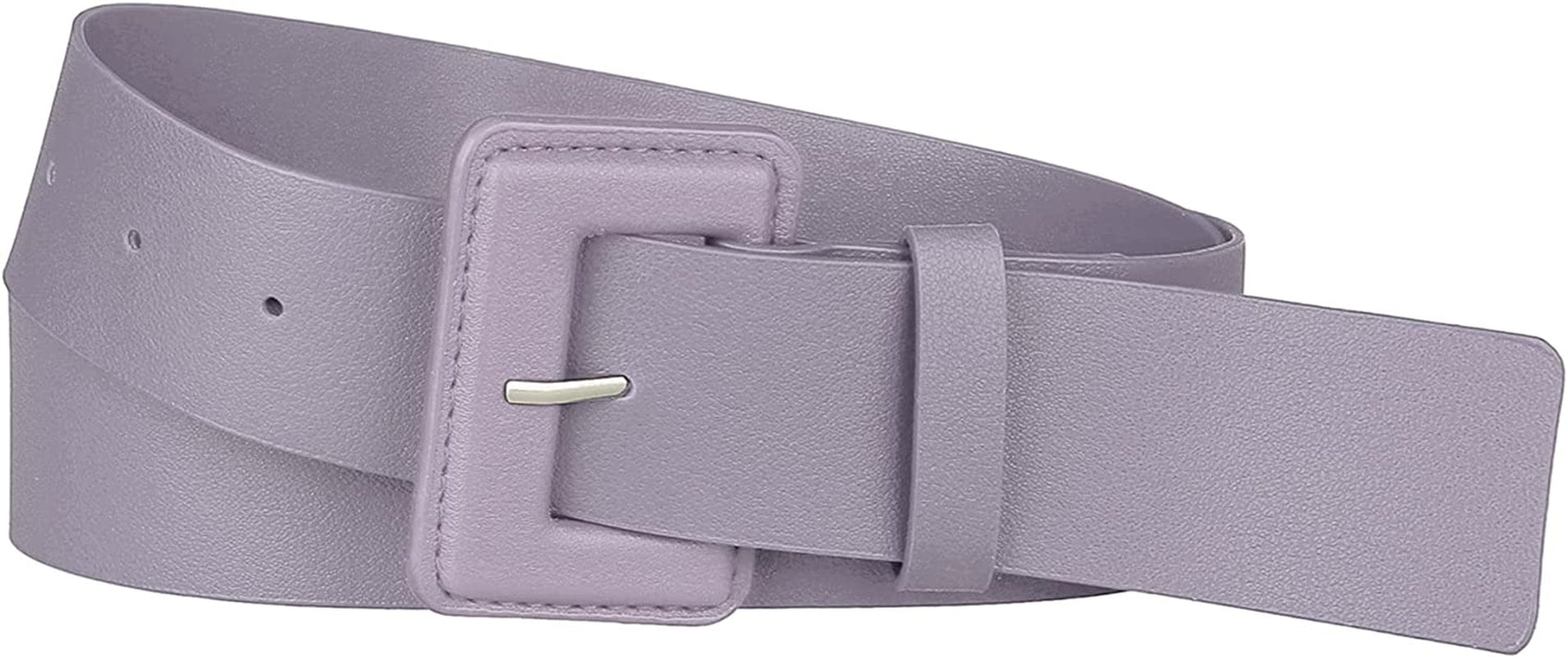 Allegra K Ladies Waist Belts for Dress Belts Adjustable Rectangle Buckle Apparel & Accessories > Clothing Accessories > Belts Allegra K Purple 71-87cm/27.95-34.25" 