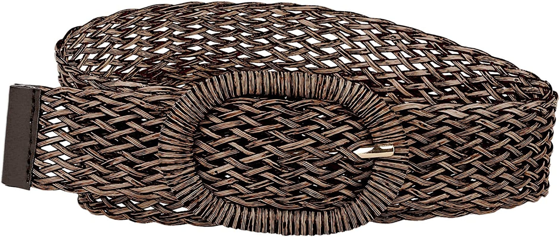Allegra K Womens Skinny Waist Belts Braided Woven Belts for Dress Metal Buckle Apparel & Accessories > Clothing Accessories > Belts Allegra K   