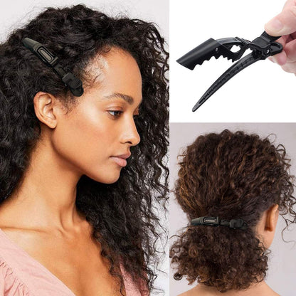 Alligator Hair Clips - 10Pcs Hair Styling Sectioning Duckbill Clips, Non-Slip Hairdresser Dedicated, Partition Hairgrips for Thick Hair Large Hairpin Black Health & Beauty > Personal Care > Hair Care NORACLAN   