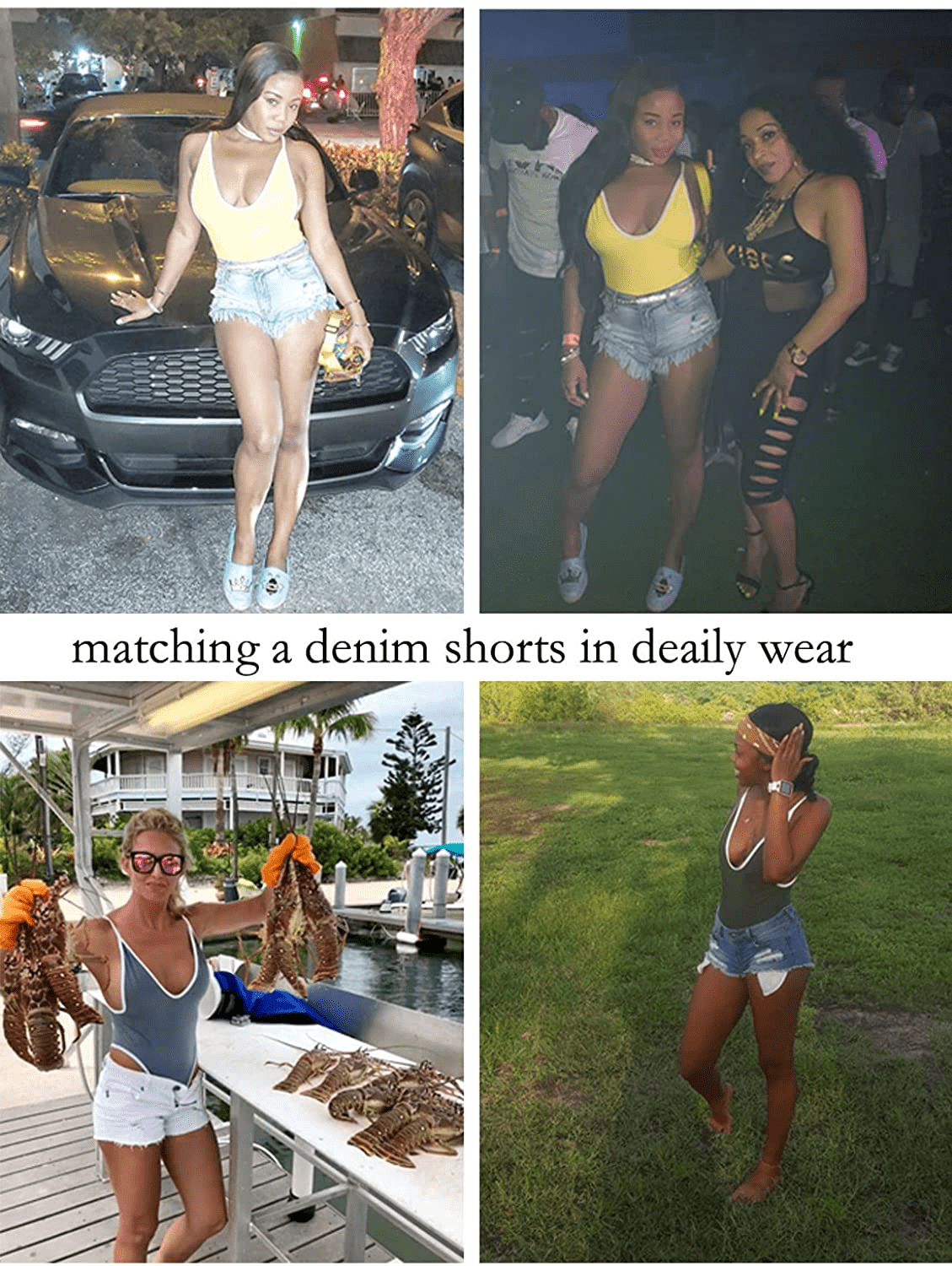 Allurelove Swimsuits for Women Sexy Monokini Deep V One Piece Bathing Suits Backless Cheeky Swimwear Semi Thong Bikini Apparel & Accessories > Clothing > Swimwear Kylie Max   