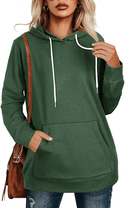 Aloodor Hoodies for Women Pullover Long Sleeve Sweatshirts with Pocket Apparel & Accessories > Clothing > Activewear Kylie Max   