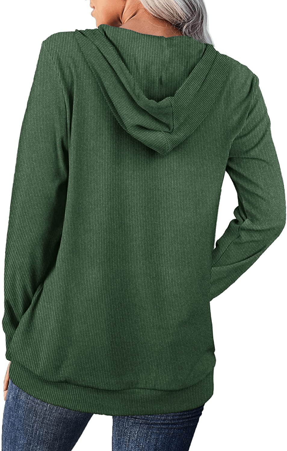 Aloodor Hoodies for Women Pullover Long Sleeve Sweatshirts with Pocket Apparel & Accessories > Clothing > Activewear Kylie Max   