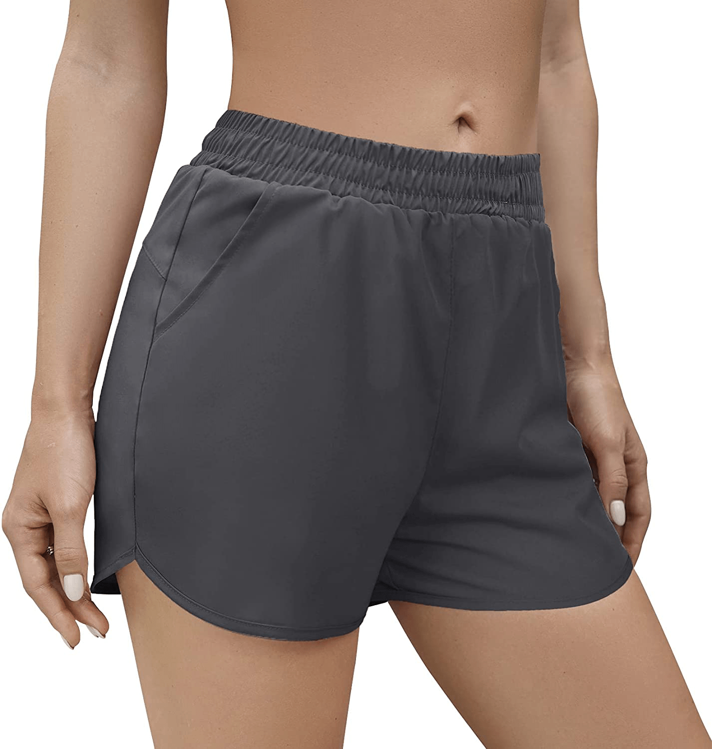 Aloodor Shorts for Women Casual Summer Athletic Quick Dry Lined Shorts Apparel & Accessories > Clothing > Shorts Kylie Max   