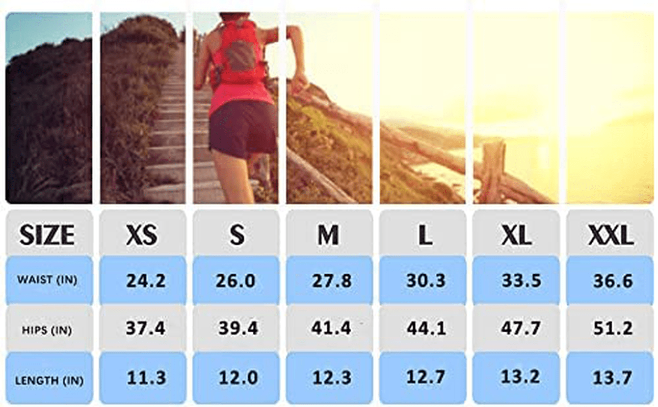 Aloodor Shorts for Women Casual Summer Athletic Quick Dry Lined Shorts Apparel & Accessories > Clothing > Shorts Kylie Max   