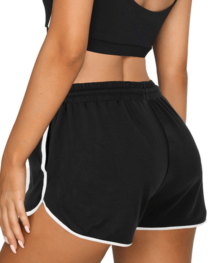 Aloodor Womens Workout Shorts with Pockets Tie Dye Athletic Shorts Plain Lounge Shorts Apparel & Accessories > Clothing > Shorts Kylie Max   