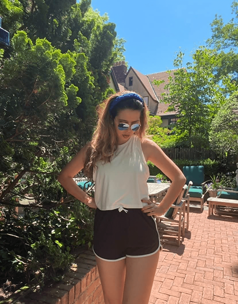 Aloodor Womens Workout Shorts with Pockets Tie Dye Athletic Shorts Plain Lounge Shorts Apparel & Accessories > Clothing > Shorts Kylie Max   