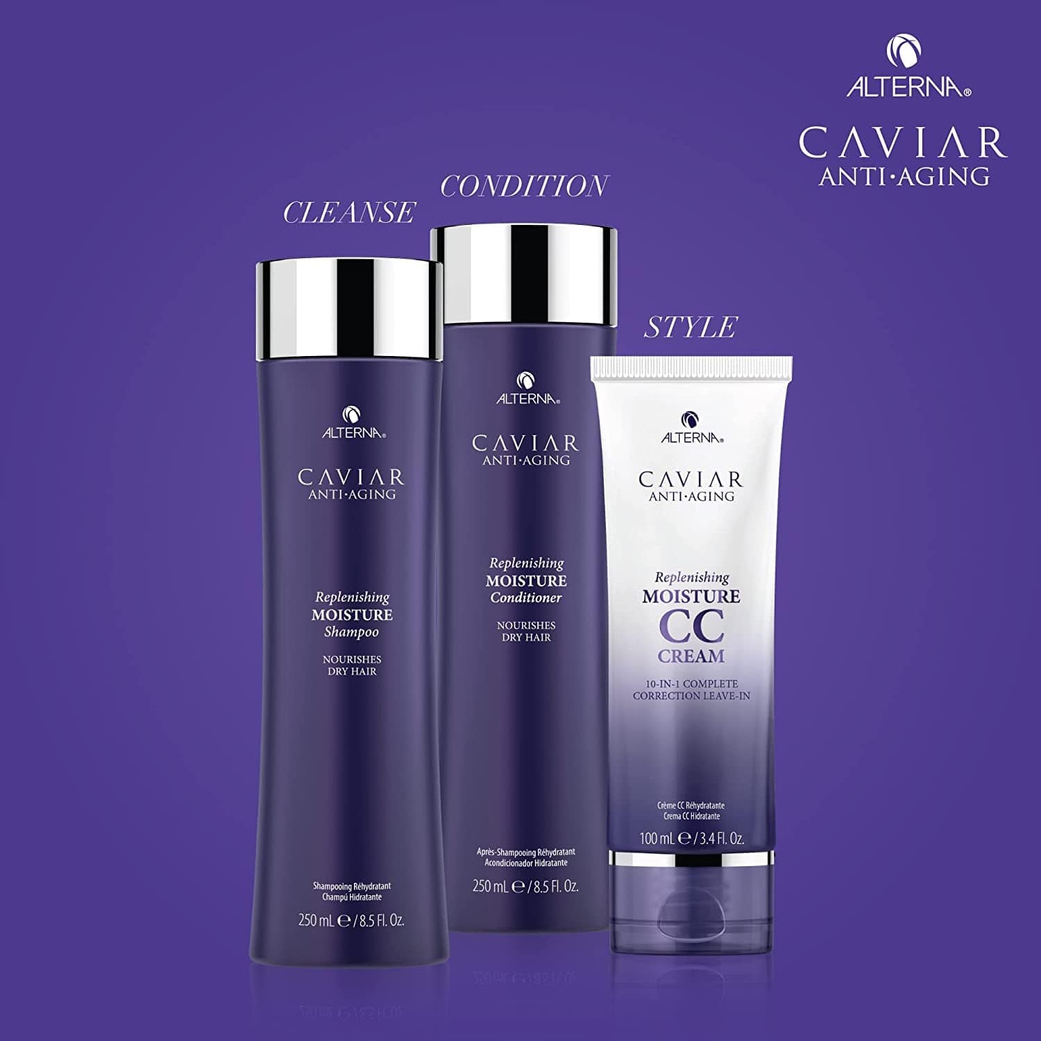 Alterna Caviar Anti-Aging Replenishing Moisture Shampoo | for Dry, Brittle Hair | Protects, Restores & Hydrates | Sulfate Free Health & Beauty > Personal Care > Hair Care Alterna Haircare   